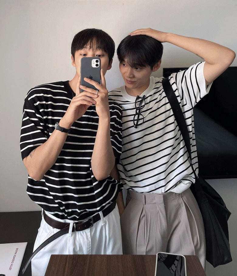 Ordinary Stripe Short Sleeve Tee