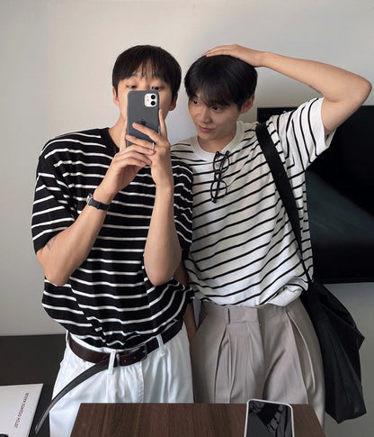 Ordinary Stripe Short Sleeve Tee