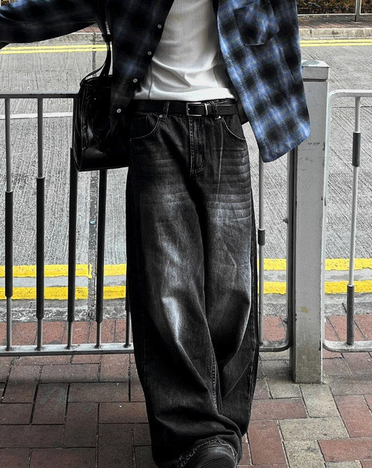 Ford Vintage Washing Long Wide Denim