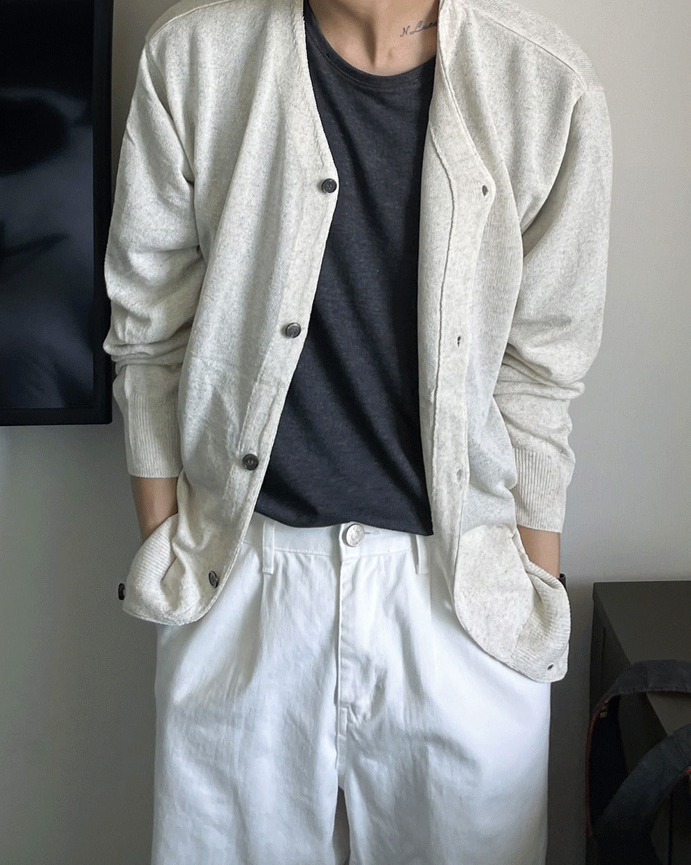Inner U-Neck Silky Short Sleeve Tee