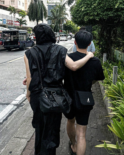 multi pocket vintage cross bag