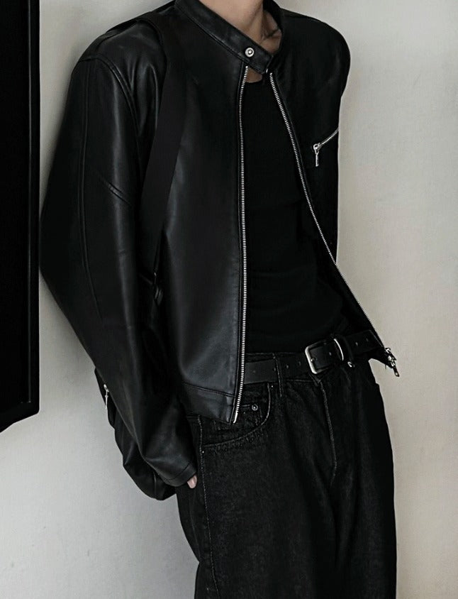 Inout U-neck Silk Long-Sleeved T-shirt