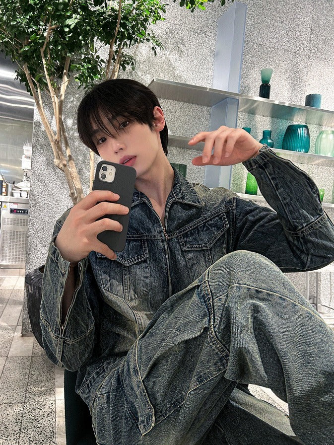 Plang Washing Denim Jacket (Long Sleeve VER)
