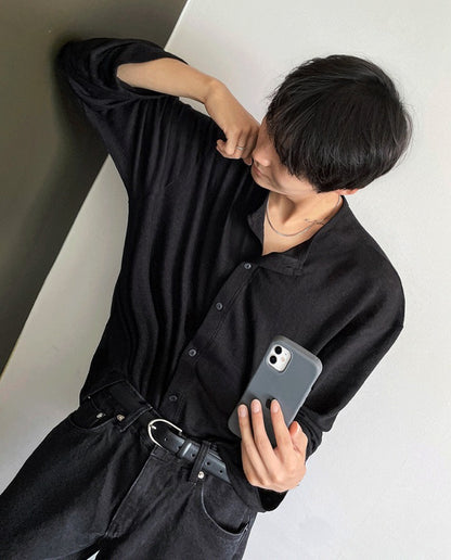 Acid Linen Cardigan