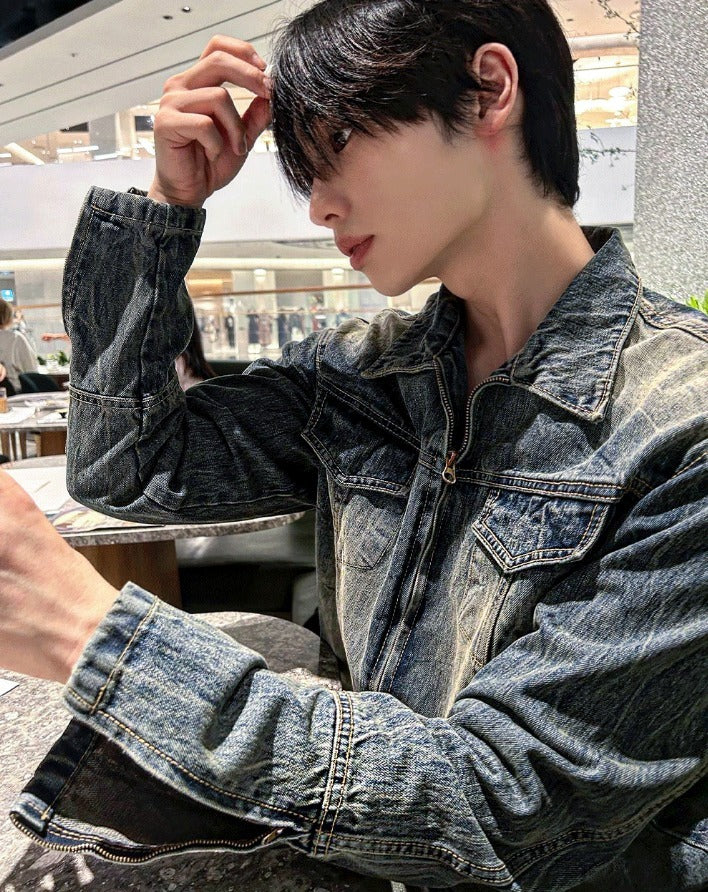 Plang Washing Denim Jacket (Long Sleeve VER)