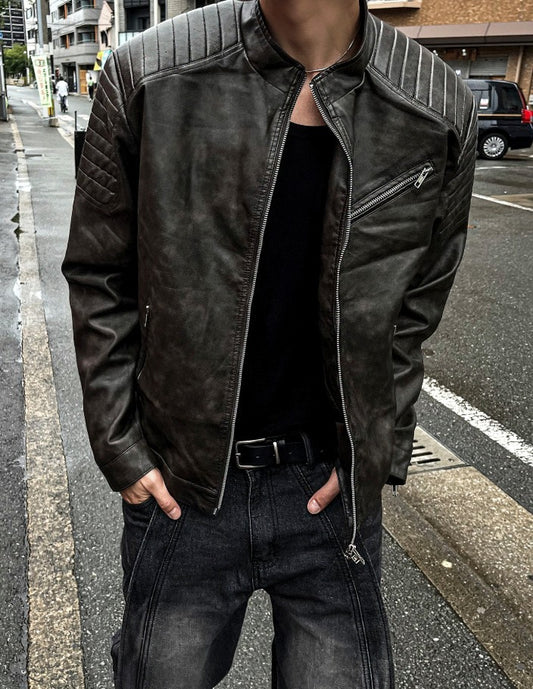 Biker Rider Leather Jacket