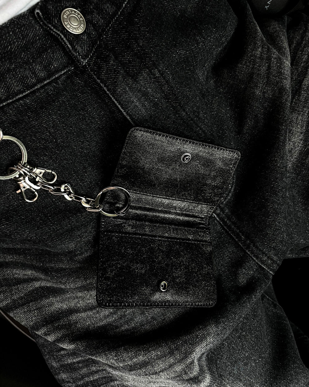Vintage Wallet Keyring