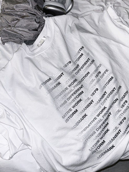 Silver Cord List Short Sleeve Tee