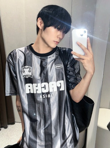 Sporty Jersey Short Sleeve T-shirt