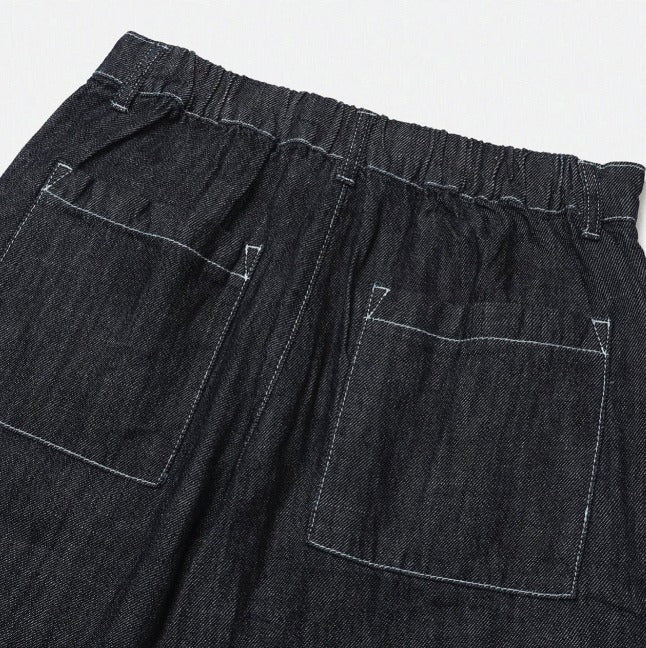 City Pub Cargo Banding Denim Pants