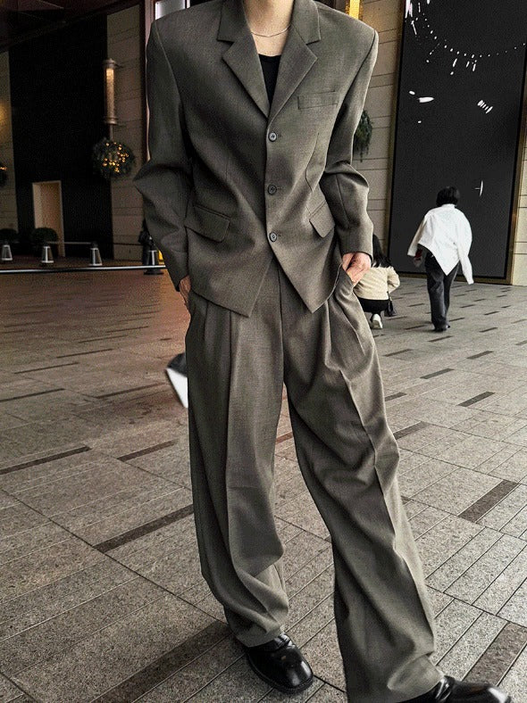 Stan Two-tuck Wide Slacks