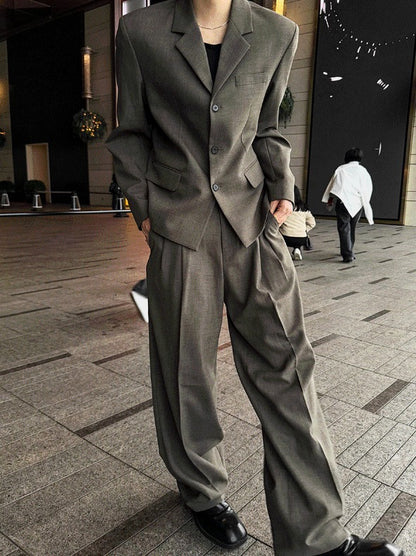 Stan Two-tuck Wide Slacks