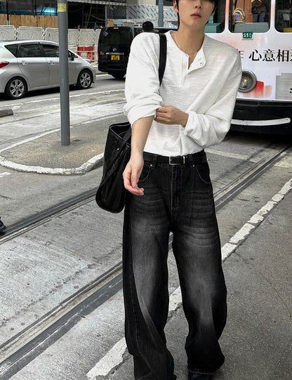 Ford Vintage Washing Long Wide Denim