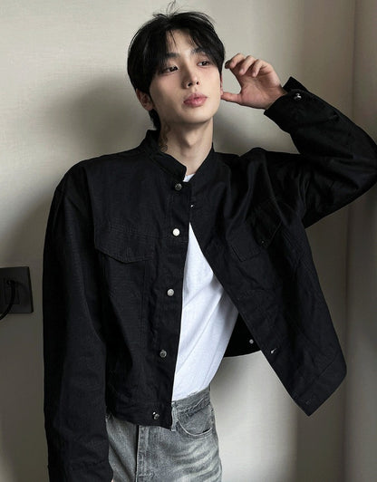 Pocket China Crop Jacket