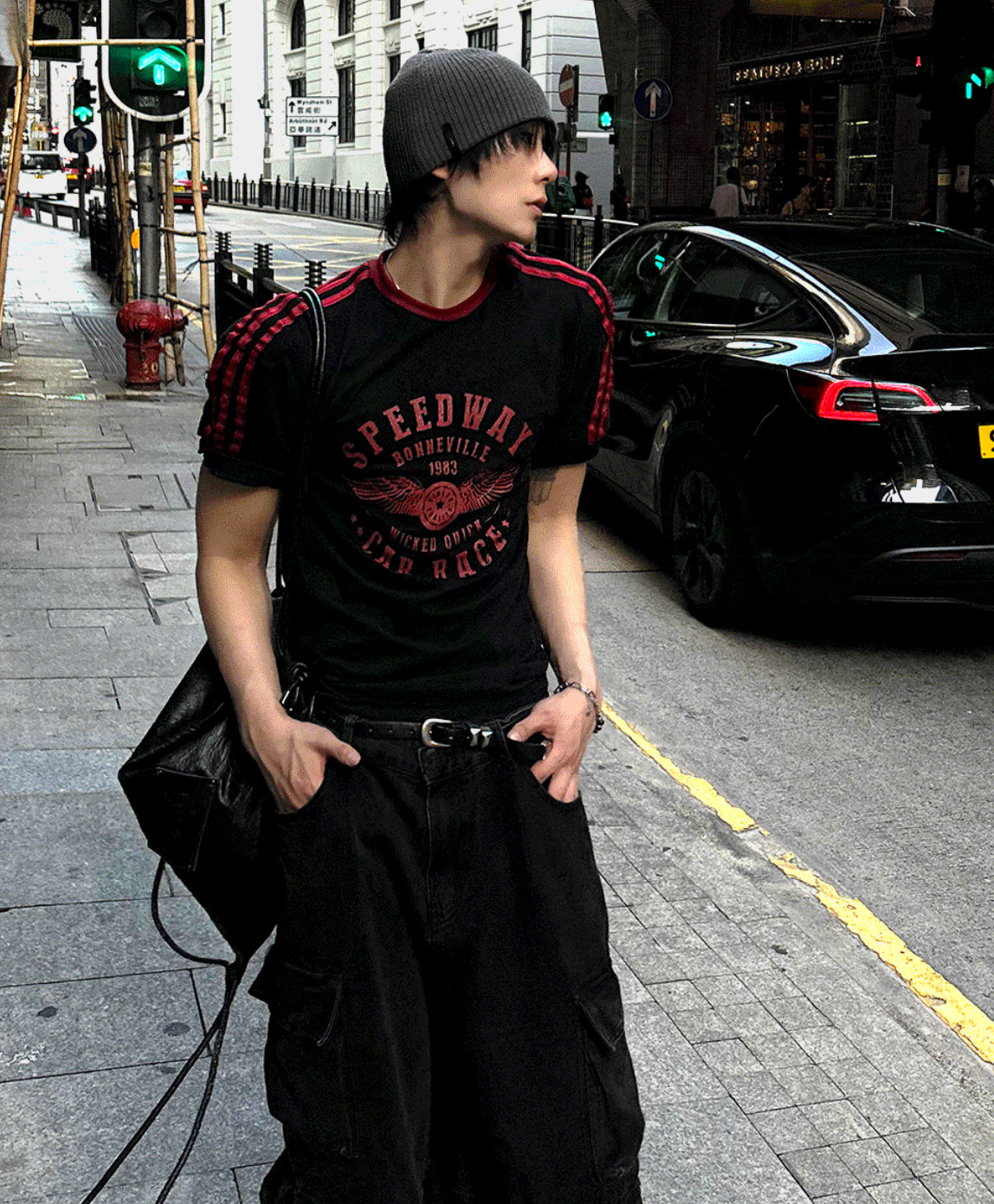 Featherlight Longline Cargo Carpenter Wide Denim