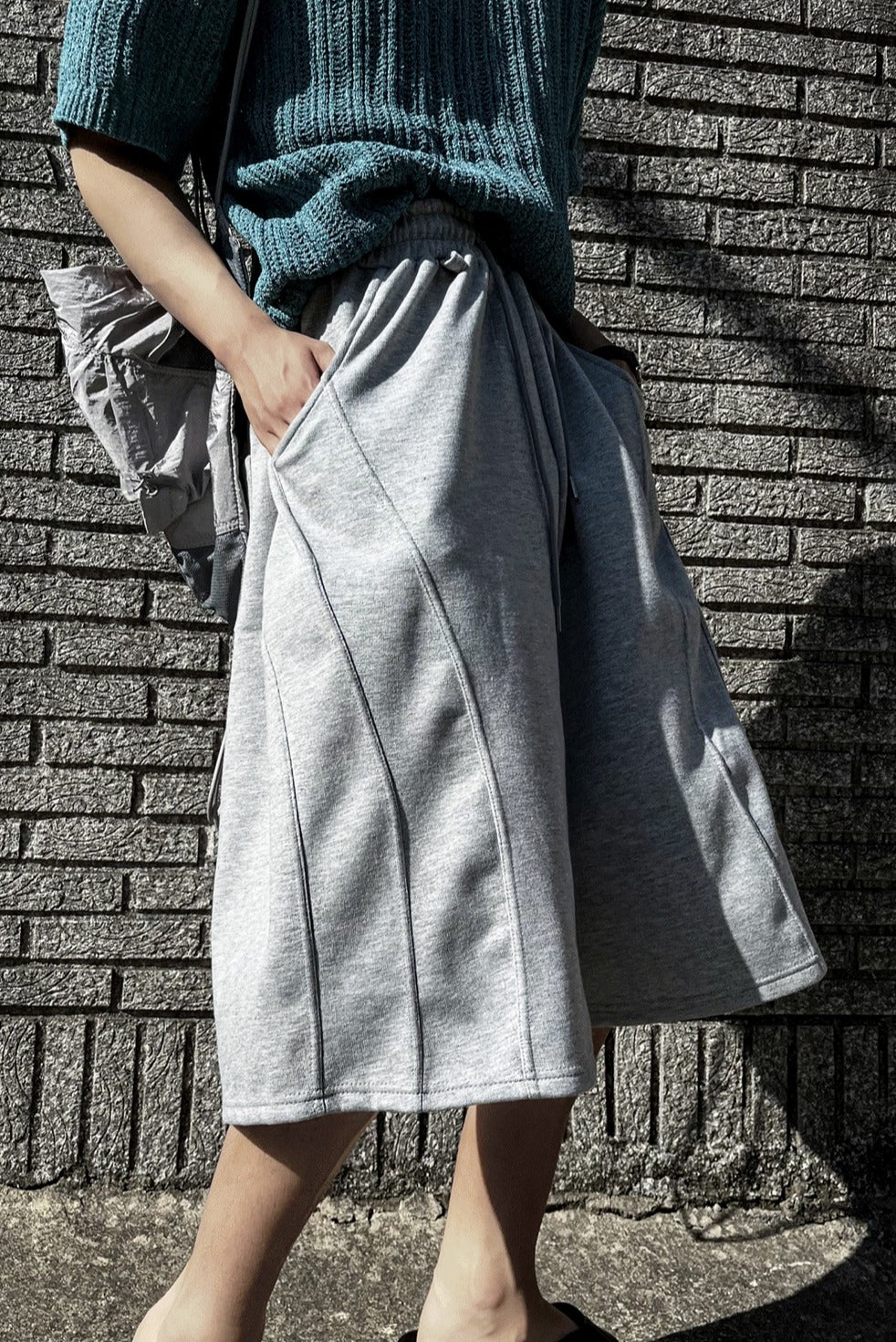 24SS Curved Bermuda Pants