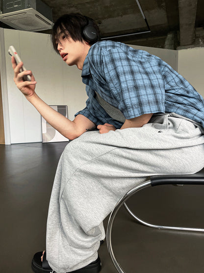 Parun Check Linen Short Sleeve Shirt