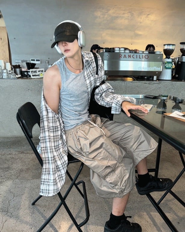 Delu Gradation Check Overshirt