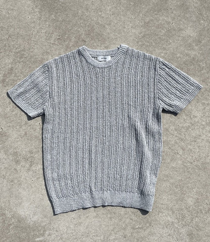 Fescale Boucle Round Short Sleeve Knit