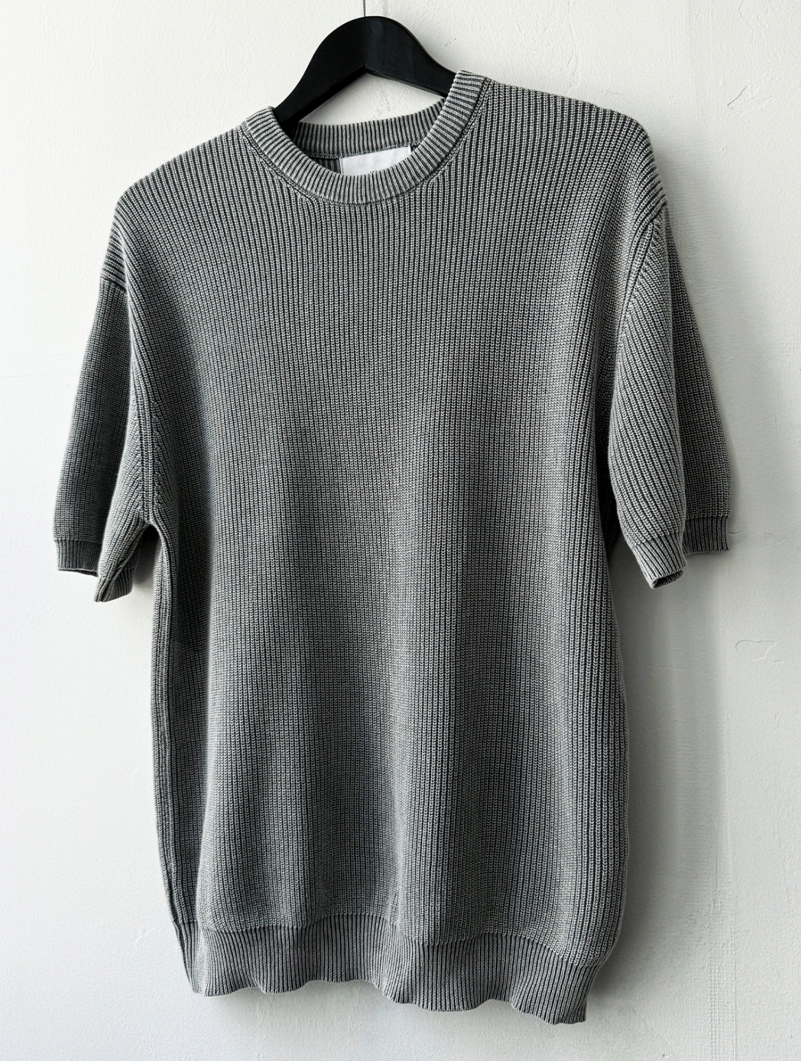 Dominic Pigment Round Neck Short Sleeve Knit