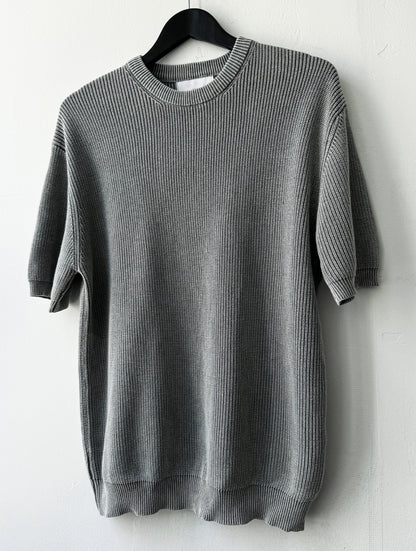 Dominic Pigment Round Neck Short Sleeve Knit