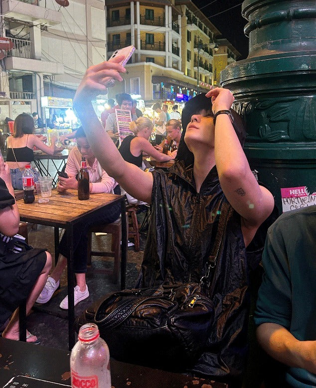 multi pocket vintage cross bag