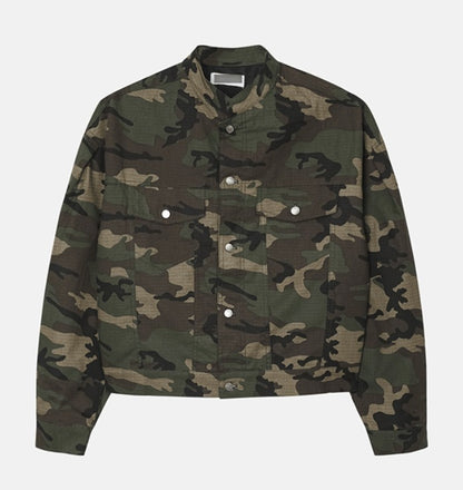 Pocket China Crop Jacket