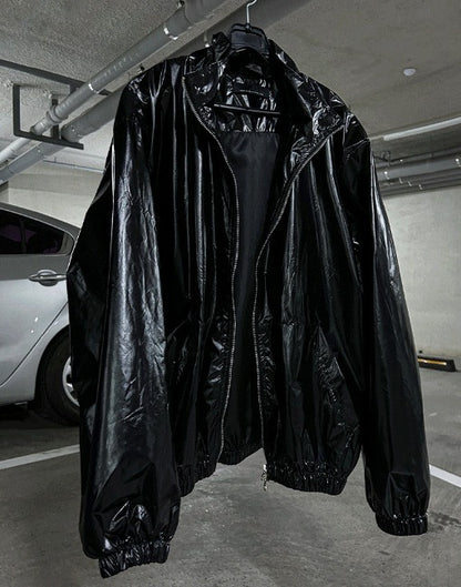 Two Way Glossy Windbreaker