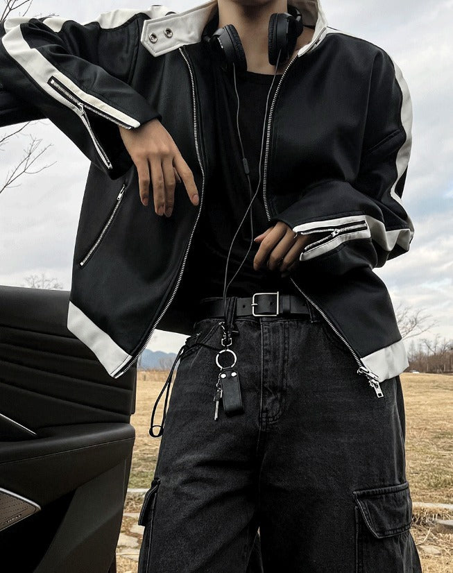 Way Leather Biker Jacket