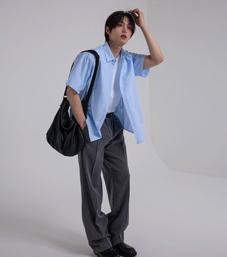 Lewe Oxford Short Sleeve Shirt + Pocket Ver.