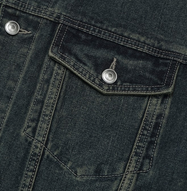 contemble snow denim jacket