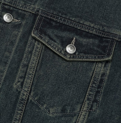 contemble snow denim jacket
