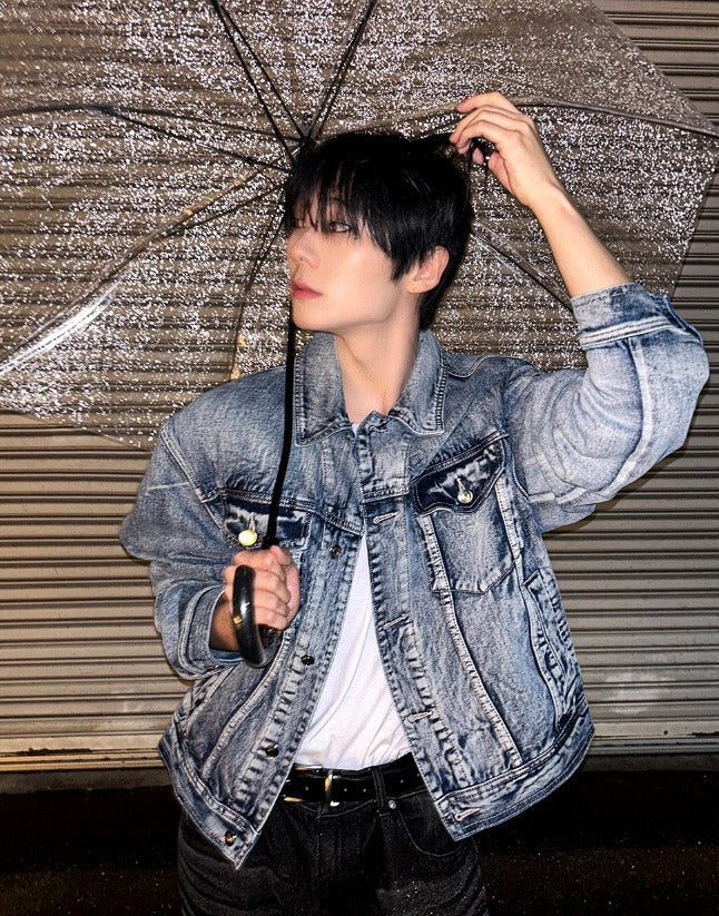 contemble snow denim jacket