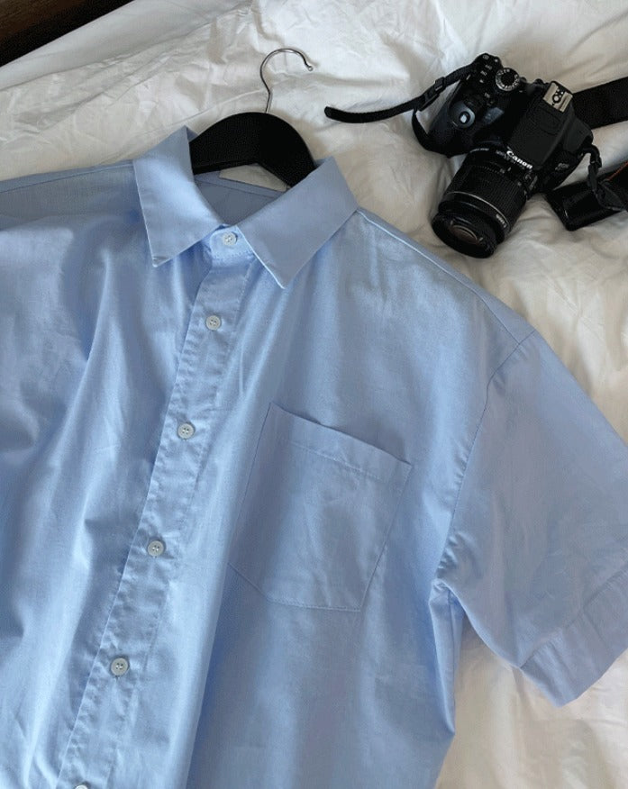 Lewe Oxford Short Sleeve Shirt + Pocket Ver.
