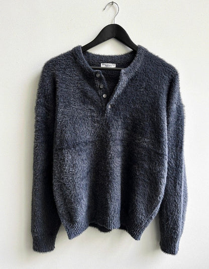 winter angora henry neck knitwear