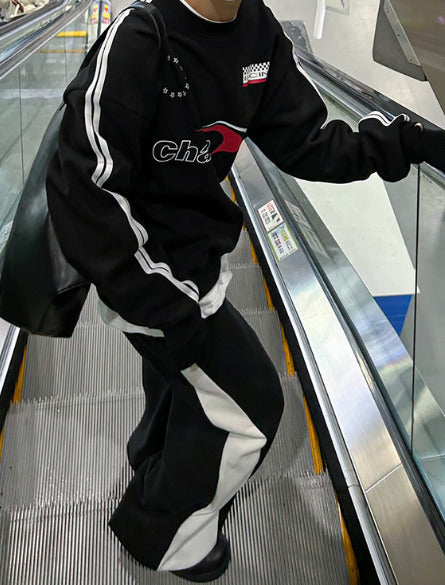 Old School Racing Fleece Sweatshirt