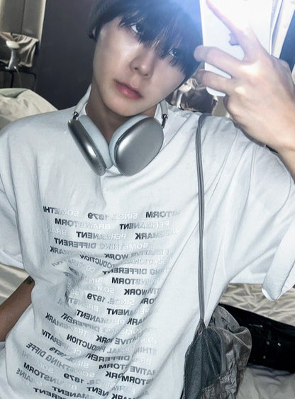 Silver Cord List Short Sleeve Tee