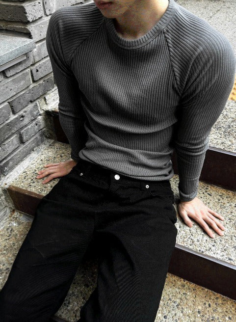 Black Semi-Wide Denim