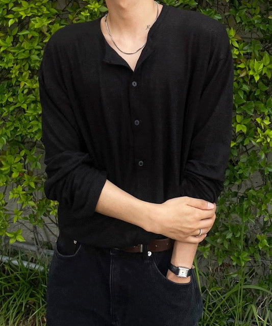 Acid Linen Cardigan