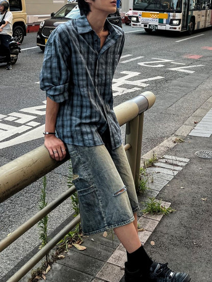 Aron Linkle checkered shirt