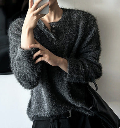 Mohair 4 Burton Henley Neck