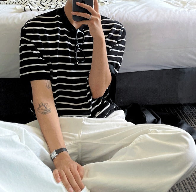 Ordinary Stripe Short Sleeve Tee