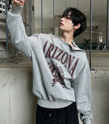 open five button rizona sweatshirt