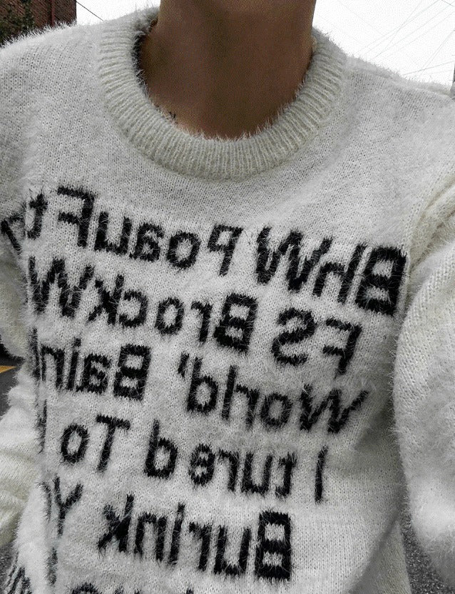 winter angora henry neck knitwear