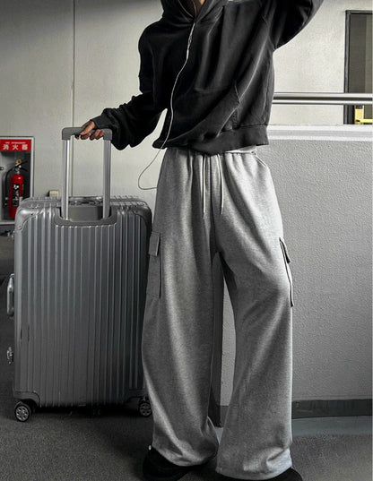 Outside track over hoodie