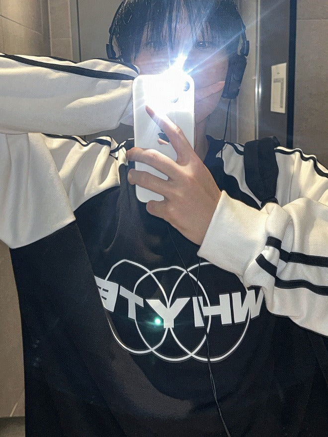 Farondie Velvet Track Raglan T-shirt