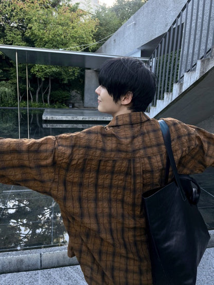 Oasis Wrinkled Check Shirt