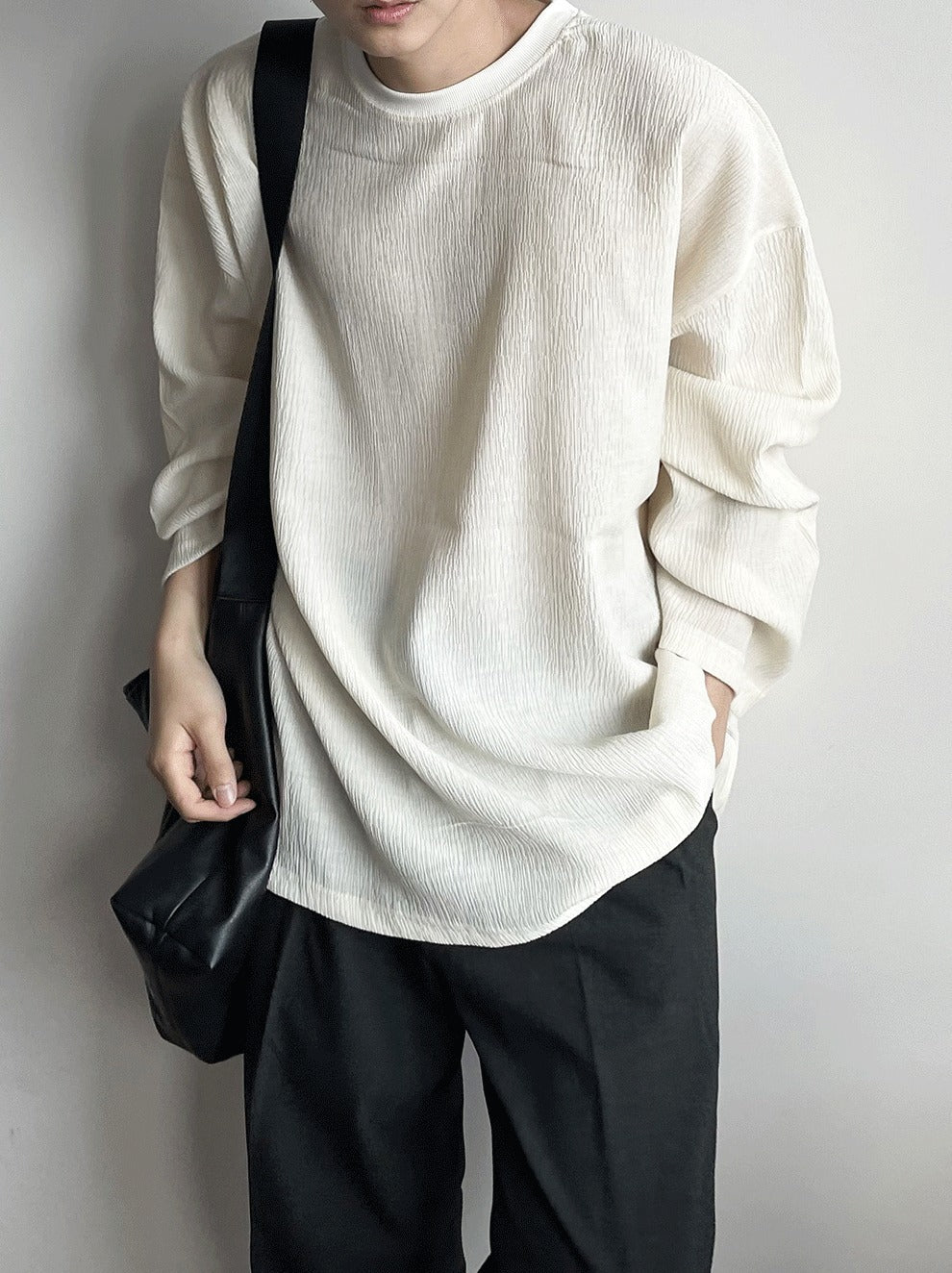 Wave Pleats Tee