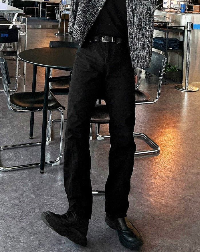 Basic Black Cotton Pants