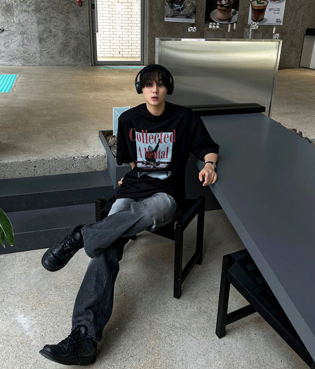 Mental Graphic Oversized T-shirt